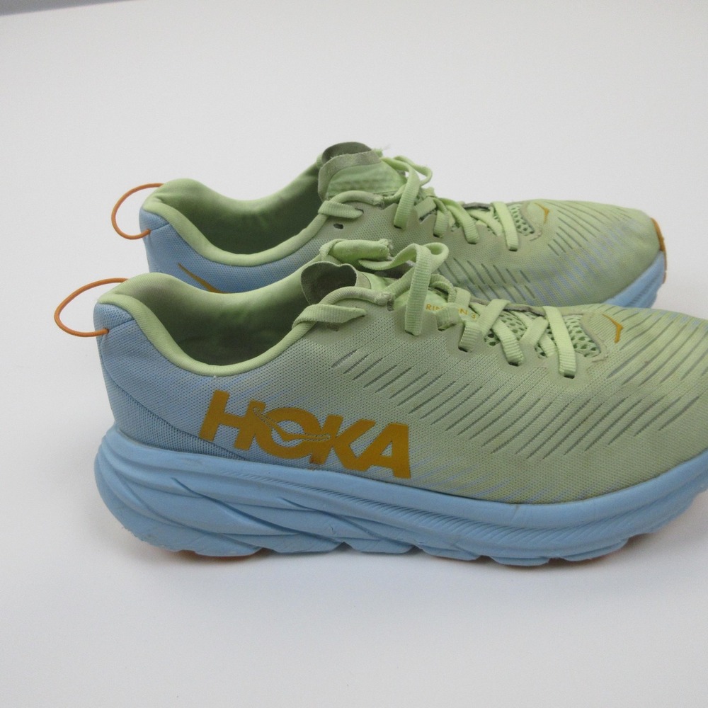 Hoka One One Rincon 3 Shoes Womens Size 8.5 Green Running Sneakers 1119396 BSSNG